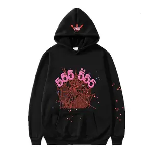 Spider 555 Hoodie Hooded Sweatshirt Couple Spring And Autumn Sweaters Hoodes Tops Menswear Underwear