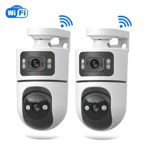 (2-Pack) Smart Security Camera Outdoor/indoor, 2.5k Resolution, 360° Pan/tilt, Motion Detection, Color Night Vision, WiFi Connectivity