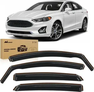 Nilight Vent Window Visors for Ford Fusion 2013 2014 2015 2016 2017 2018 2019 2020, in-Channel Rain Guards, Original Window Deflectors-4PCS Car Accessories Vehicle  dealsforyoudays