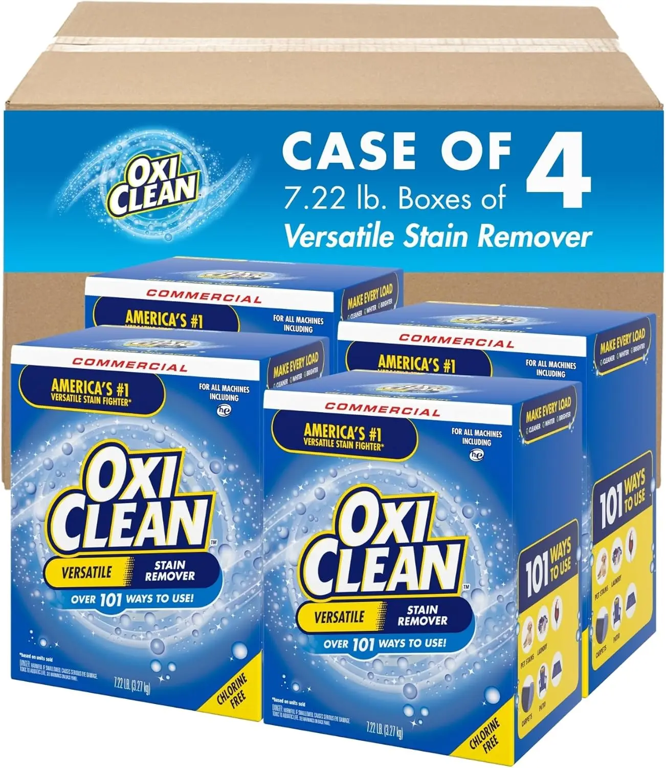 OxiClean 4 Pack Heavy Duty Stain Remover