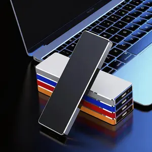 4TB External Hard Drive SSD Full Metal Body Ultra Slim Portable Backup Drive, USB-C - Aluminum Alloy Drop-Proof Disk, Data Transfer&Backup Compatible with PC, Mac, Laptop, Phone External Harddrive/ Backup Drive/ Portable Hard Drive/ Discos Duros Externos