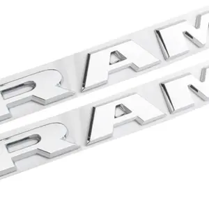 2Pcs Front Door Side Letters Emblems Badges
