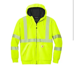 Carhartt ANSI 107 Class 3 Lined Full-Zip Sweatshirt