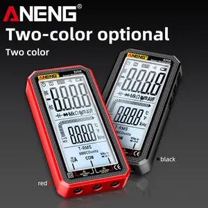 ANENG 620A Smart Digital Multimeter, 6000 Counts True RMS Multimeter with Full LCD Display, Measures AC/DC Voltage Current Resistance Temperature, NCV Tester for Electricians & DIYers，Father's Day Gifts