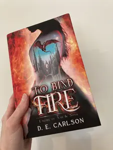 To Bind Fire (Empire of Ash and Song book one) Clean YA Fantasy Romance-old spine design, hardcover