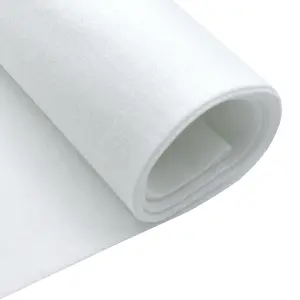 Felt Fabric |  1.6mm Thick Felt By The Yard | White