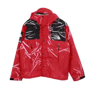 Pre-owned THE NORTH FACE Polyester Small Leather Goods Supreme Trompe Loeil Printed Taped Seam Shell Jacket