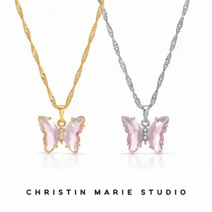 Twisted Butterfly Necklace