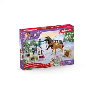 Schleich Advent Calendar Horse Club 24-piece for Children 5+ Christmas Countdown Calendar 24 Days with Sofia and Friends Play World Figures