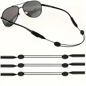 Adjustable Sunglasses Strap, Anti-slip Sunglasses Hanger Strap, Sports Sunglasses Retractable Rope, Outdoor Sports Accessories, Tennis