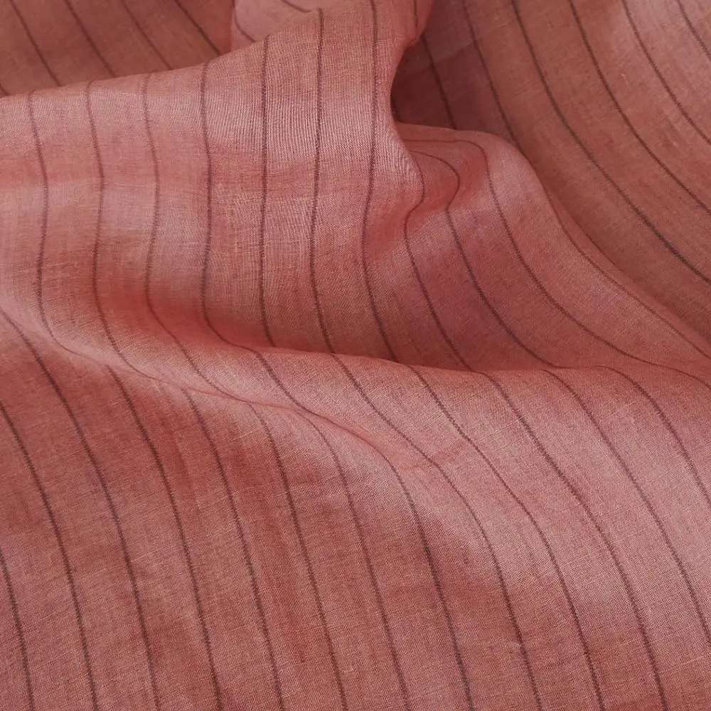 Color-Weaved Fabric Sold Per Meter, Lightweight Semi-Sheer Durable Chiffon Ribbon, Ideal for Dresses & Handicrafts
