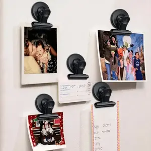 Round Fridge Magnet, 5/10 Counts Photo Hanging Magnet, Message Board Magnet for Kitchen, Office, School, Home