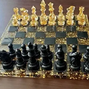 Chess and checkers game set