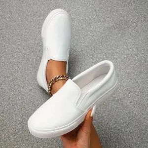 Women' s-on lazy shoes, flat shoes, walking shoes, fashion casual shoes, little white shoes