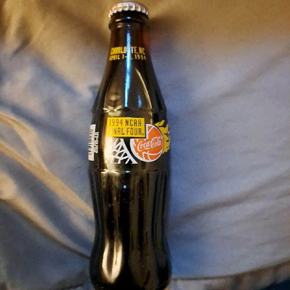 Coca-Cola 1994 NCAA Final Four Limited Edition Bottle Charlotte NC April 1-3 1994 Collectible Drinkware
