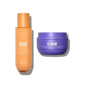 MAËLYS GET-FLATTERED Bundle - All Over Overnight Body Toning Cream and Belly Stretch Mark Cream