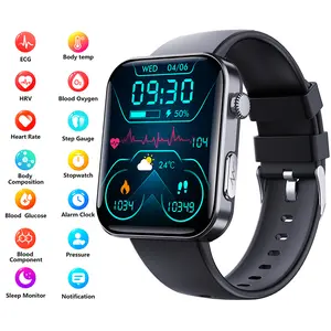 F300 smartwatch, supporting 52 sports modes, with a battery life of 5 days, equipped with Bluetooth calling and SOS alarm functions, can monitor electrocardiogram, sleep, heart rate, blood pressure, blood oxygen, and achieve all-weather health tracking