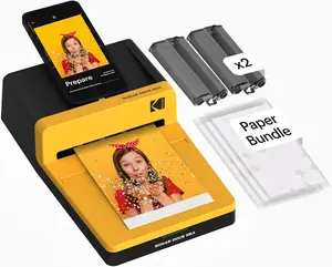 KODAK Dock ERA 4PASS Instant Photo Printer – 4x6” Prints, Easy Bluetooth Connection, High-Quality Output