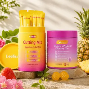 [Live Exclusive] LEEFAR Glow Up Duo - She Juicy Women'sProbiotic + Slippery Elm & Cutti