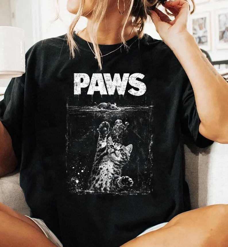 Vintage Cat Paws Shirt, Sweatshirt, Hoodie, Vintage Women Tee