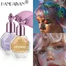 Long-Lasting Shimmer Glitter Highlighter Powder Spray - Glossy Face Sparkles Body Makeup, Stay-Put Formula for Festive Party Adults, Luminous Face Hair Cosmetic