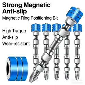 10-Piece Heavy-Duty PH2 Impact Bit Set | 2-Inch Magnetic Double-Ended Tips, S2 Alloy Steel, 1/4” Hex Shank for Impact Drivers, Drills & Screwdrivers