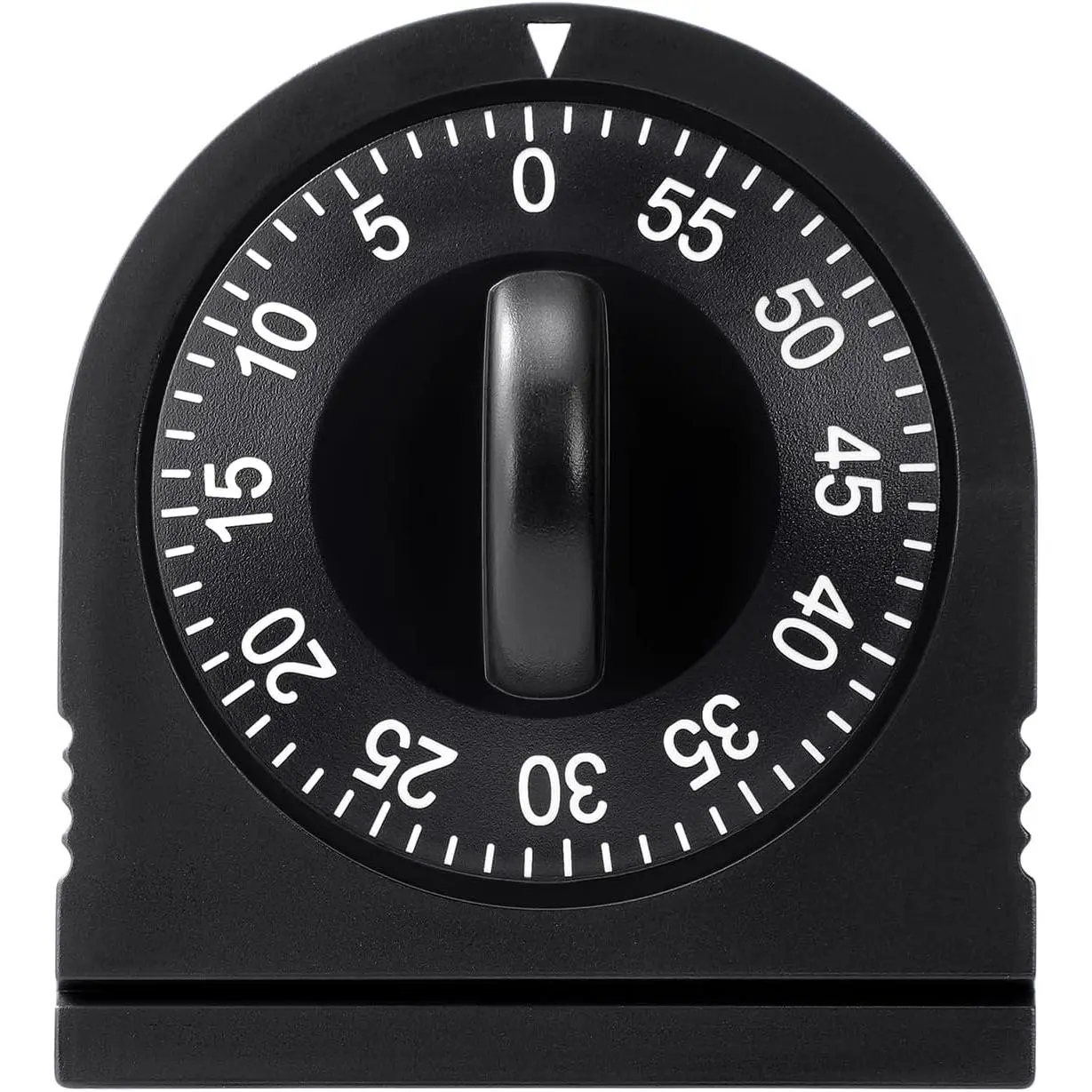 Kitchen Timer for Cooking, 60 Minutes Wind-Up - Chef Cooking Timer with Loud Alarm, 100% Mechanical Desktop Timer - No Batteries Needed - Manual Countdown Timer for Home, Study, and Cooking (Black)