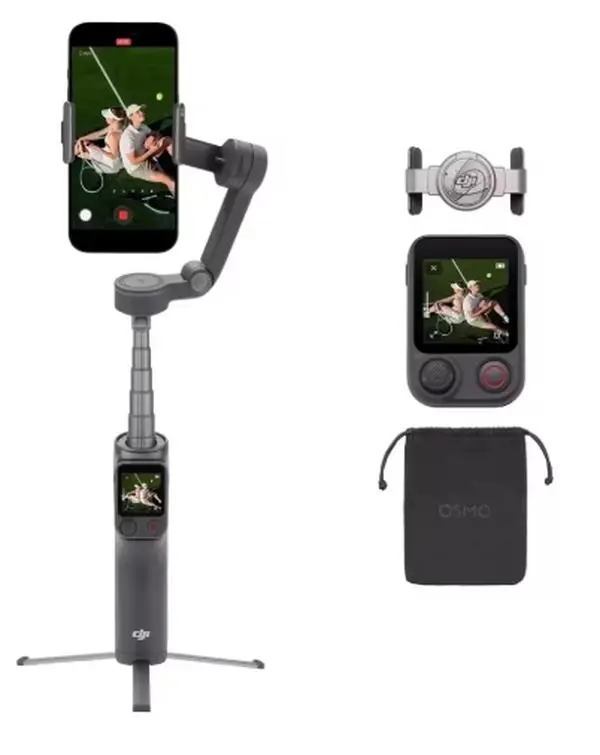 DJI Osmo Mobile 8P Pro Camera Gimbal, Vlogging Equipment with 10-Hour Battery Life, Remote-Controlled Camera Accessory