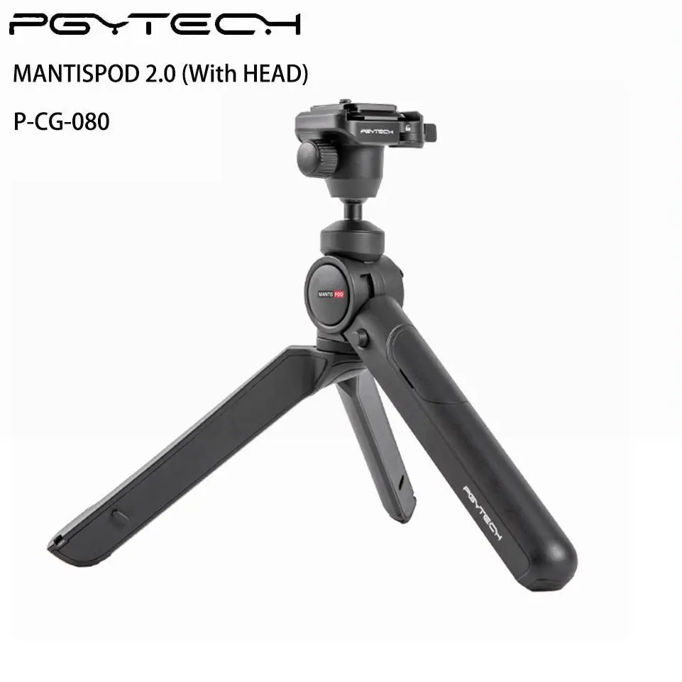MANTISPOD 2.0 Classic Black with Ball Head Mini Camera Vlogger Tripod 6 Modes Small Travel Flexible DSLR Pocket Stand