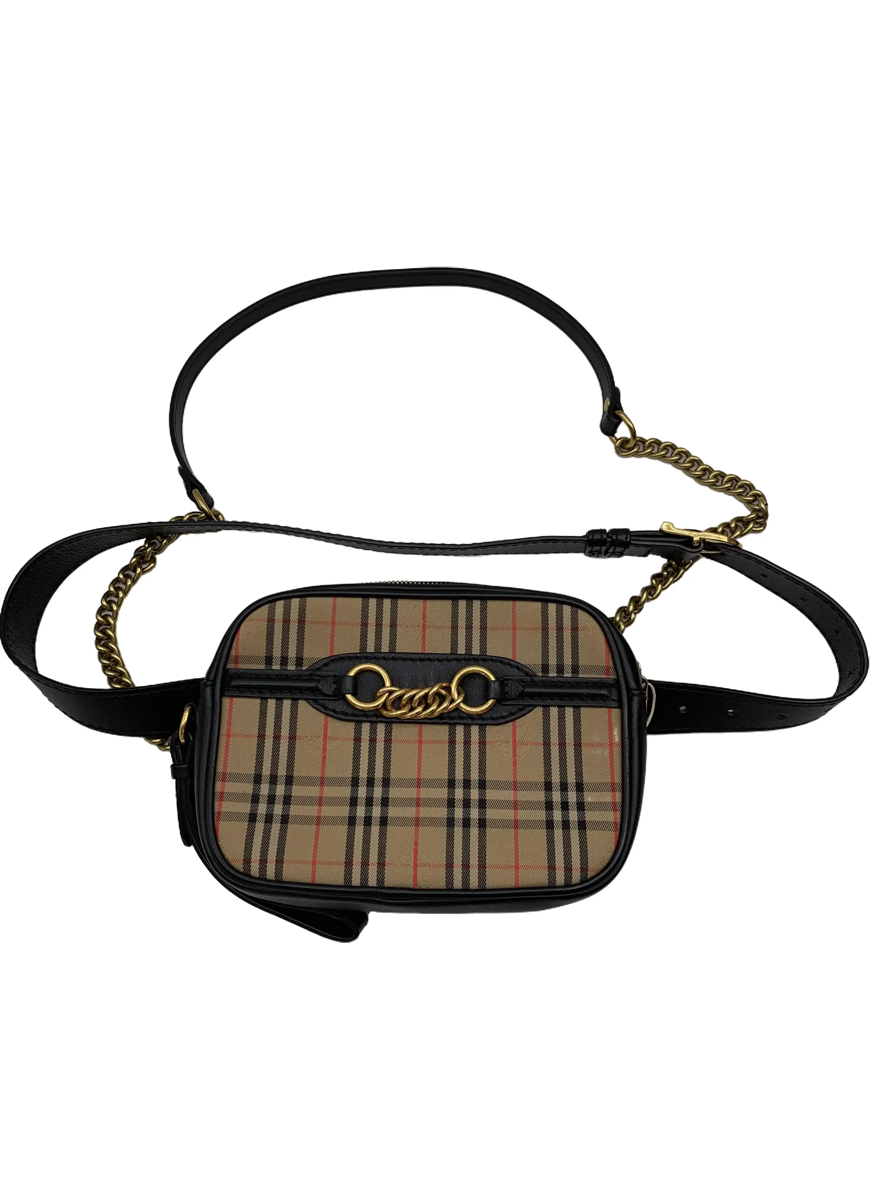 Pre-owned BURBERRY Vintage Check Camera Crossbody Bag/wj07827506/7506