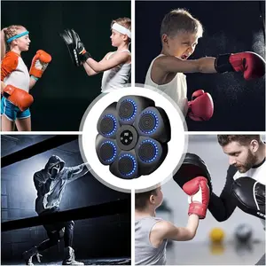 Wall Mounted Boxing Machine, Music Boxing Machine, Electronic Smart Boxing Reaction Target |   Rechargeable Rhythm Boxing Equipment, Smart Boxing Target Workout Machine, Music Boxing Machin