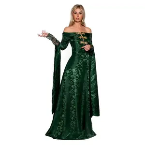 Women's Green Renaissance Queen Costume