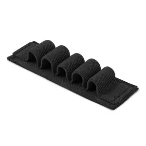 KRYDEX Tactical Flashlight Chemlight Battery Holder  Elastic Storage 5 Cells Hook & Loop Light Glow Stick Panel Quick Reloading