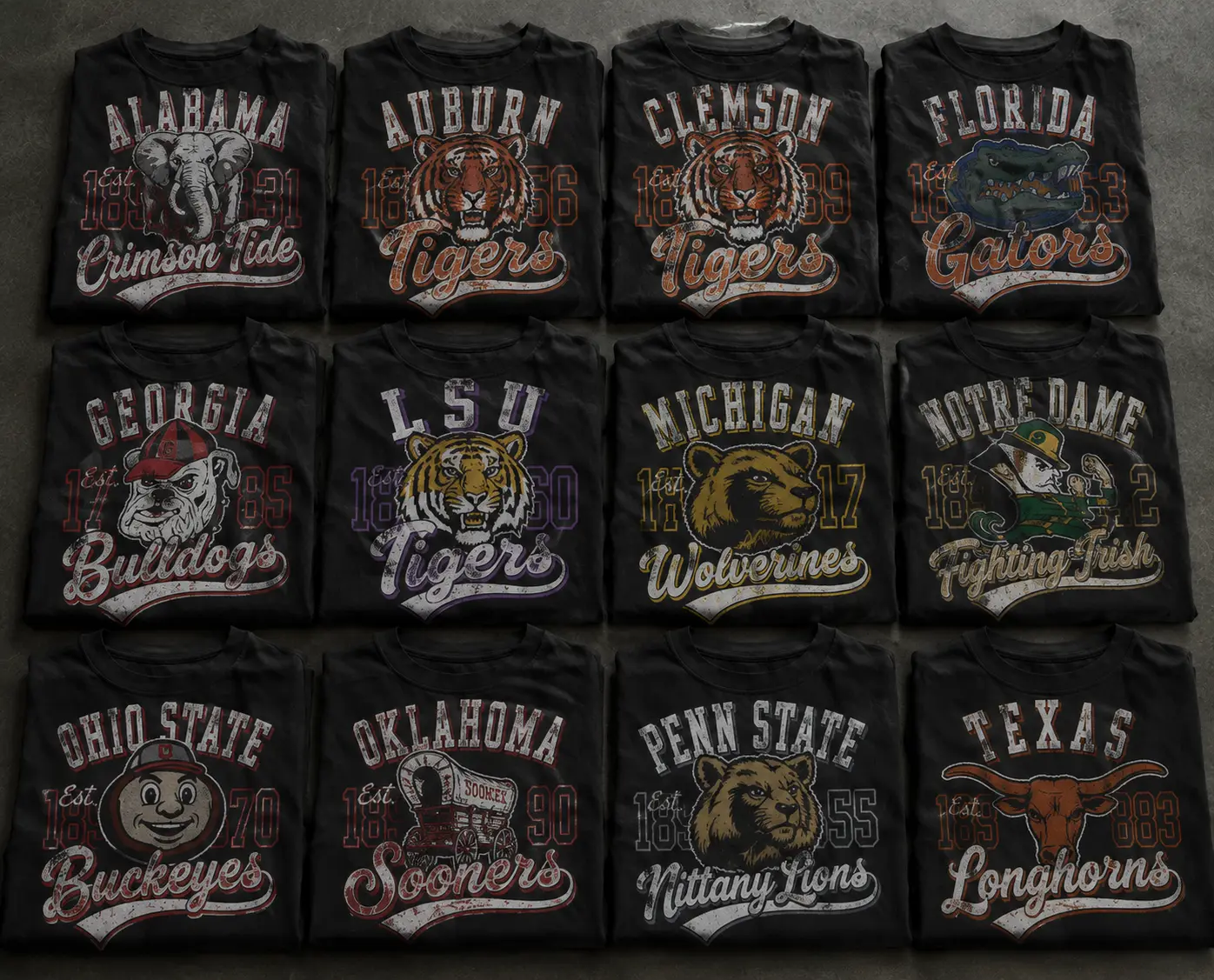 Vintage College Football Mascot T-Shirt, Retro University Team Graphic Tee, Distressed School Spirit Shirt, Alumni Fan Gift, Unisex Vintage Sports Apparel