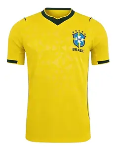 2026 Brazil Home Kit Soccer Jersey, Unisex Soccer Jersey For Couple Matching, Vintage Streetwear Soccer Jersey