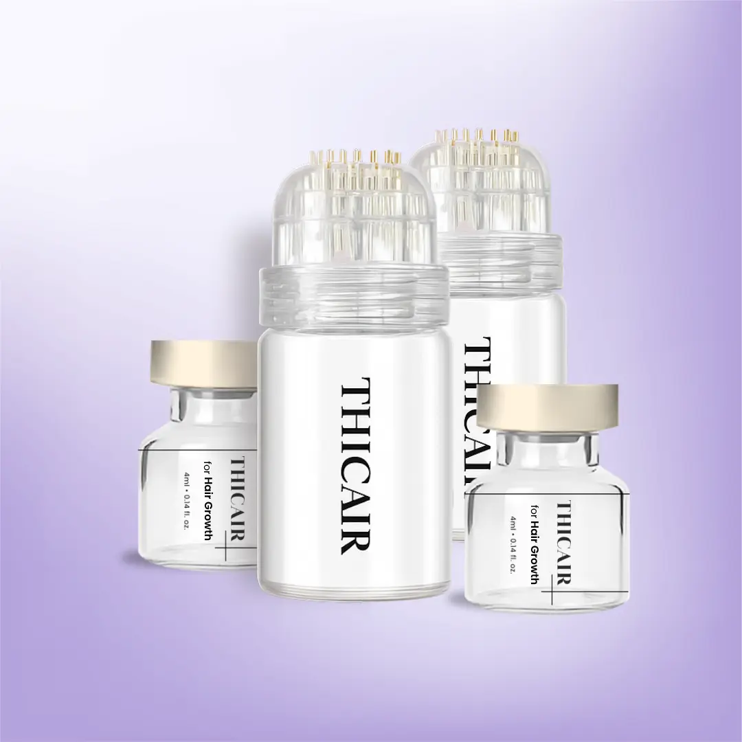 Thicair Micro-Infusion Hair Regrowth System (1-6 Set) - Stops Thinning, Hair Loss & Shedding at the Root
