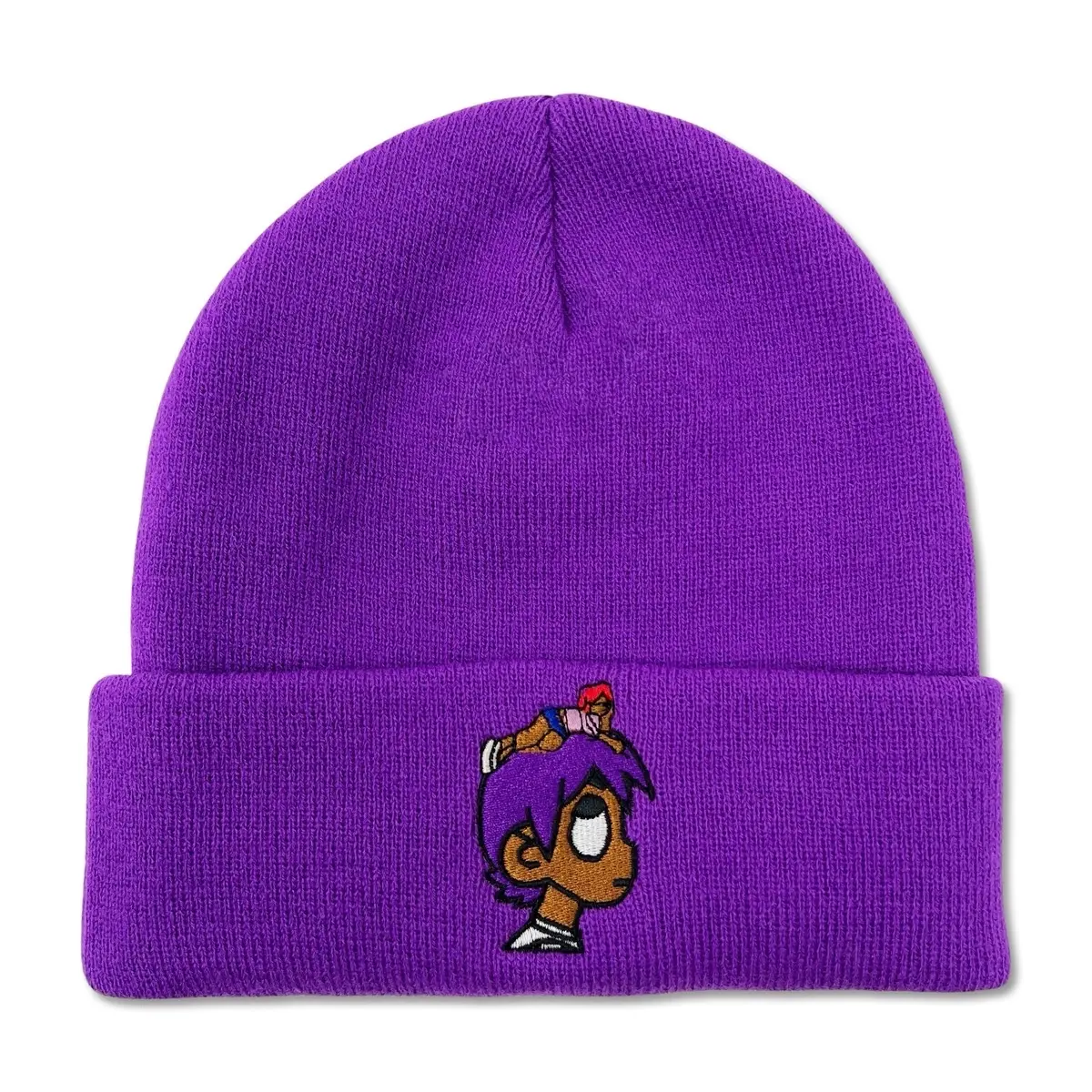 Purple Hair Beanie Purple Hair Beanie