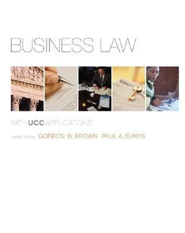 USED Book - Business Law with UCC Applications Student Edition by Gordon W. Brown (Hardcover) - english