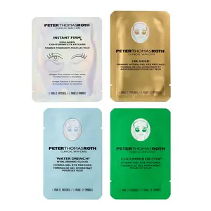Peter Thomas Roth Hydra-Gel Eye Patch Trio Skincare Bundle, Water Drench Hyaluronic Cloud, 24K Gold Firming, Cucumber De-Tox, Eye Patches, 90 Pairs of Eye Masks