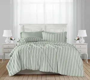 The Farmhouse by Rachel Ashwell Ticking StripeKing Comforter