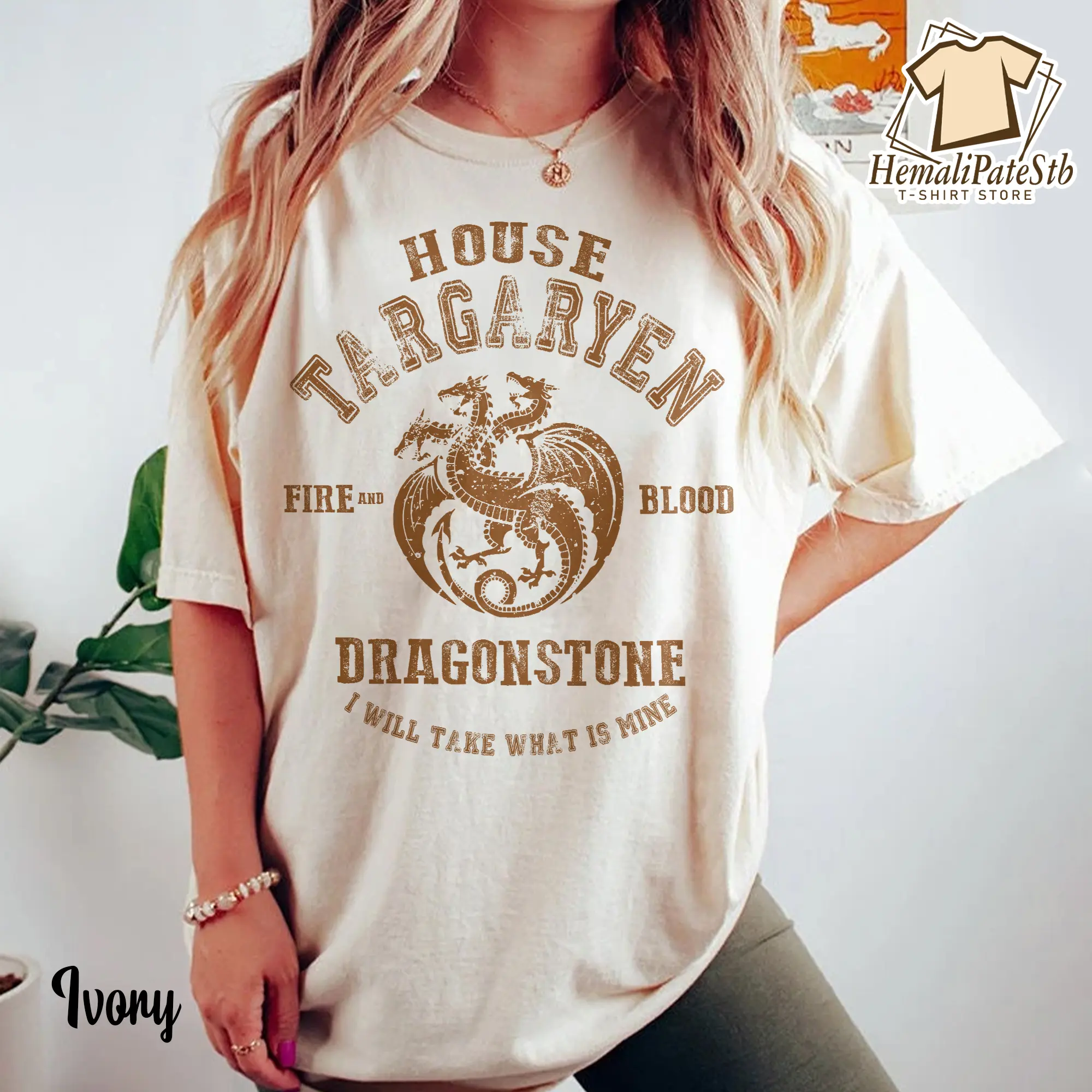 Vintage House Targaryen Shirt, Dragonstone Fire And Blood Daenerys Targaryen, Game Of Throne, Dragon Book Lovers, A Song Of Ice And Fire Unisex Tshirt