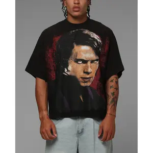 Loiter Star Wars Vader Boxy T-Shirt Washed Black