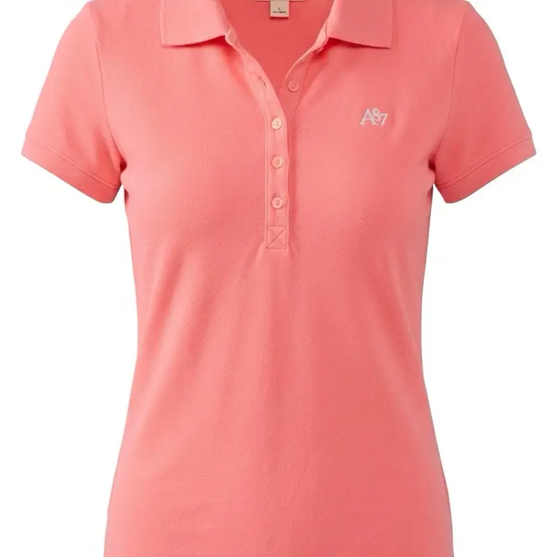This is a pAeropostale A87 Piqué Polo in a vibrant pink sunset neon color with a white embroideredHow would you style this classic pink sunser? Drop your favorite outfit combinations in the comments below! #Aeropostale #PoloShirt #StyleInspo #OOTD #Engage