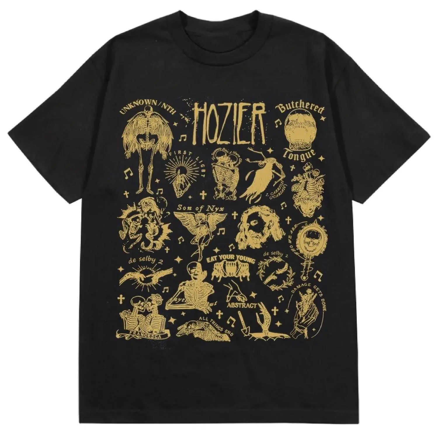 Vintage Unreal Unearth Tour Merch Shirt Hozier 90S Fan Gift T-Shirt Classic