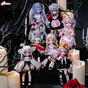 Nyssa Strange Nightmare Series BJD Doll Blind Box, 1/12 Cute Ball Jointed Doll Mystery 7'' Collectable Action Figure Birthday Christmas Gifts for Girls