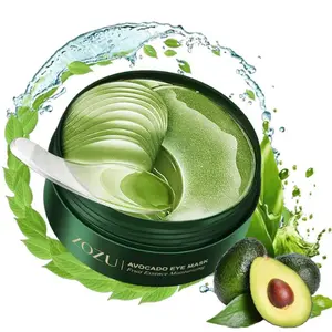 Avocado Golden Under Eye Mask Skincare 60 Pairs Set, Moisturizing Non-greasy Under Eye Patches for Women and Men, Travel Size Long Lasting Refreshing Eye Skin Care Gels Pads Gifts Set Daily Gentle eyepatches eye patches