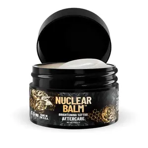 Nuclear Balm Tattoo Brightening Cream - 2 oz Hydrating Moisturizing Vegan Aftercare for Fresh & Old Ink - Made in USA