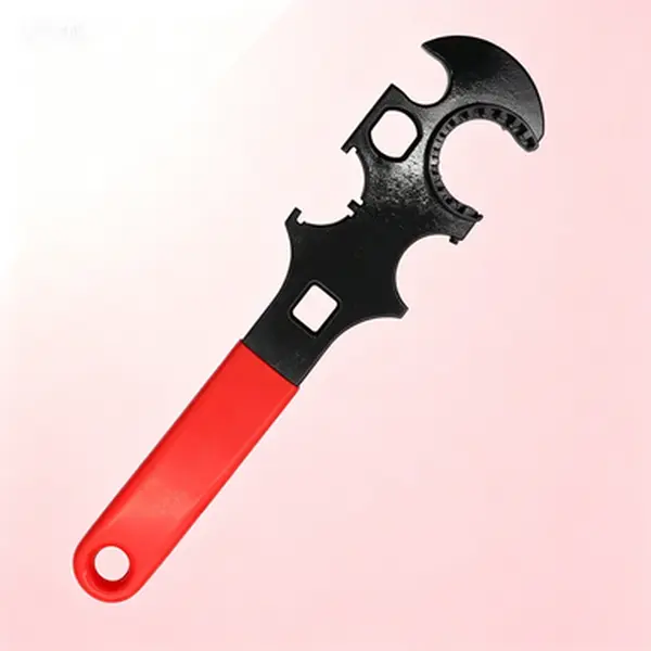 Carbon Steel Armorer's Combo Spanner Wrench - 1.1 lbs, 12.3 in Metal Tool for Firearm Disassembly, Installation, Adjustments, Assembly, Professional Gunsmithing Maintenance, 1.1 Pounds