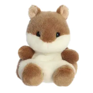Palm Pals Adorable Chestnut Chipmunk 5 inch Brown Mini Soft Plush Collectable Stuffed Animal