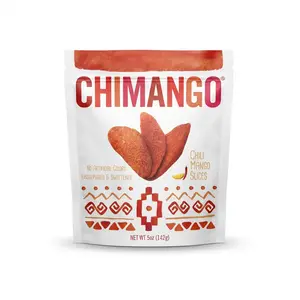 Spicy Sweet Dried Fruit Snack, Chimango Chili Mango Slices, 5oz